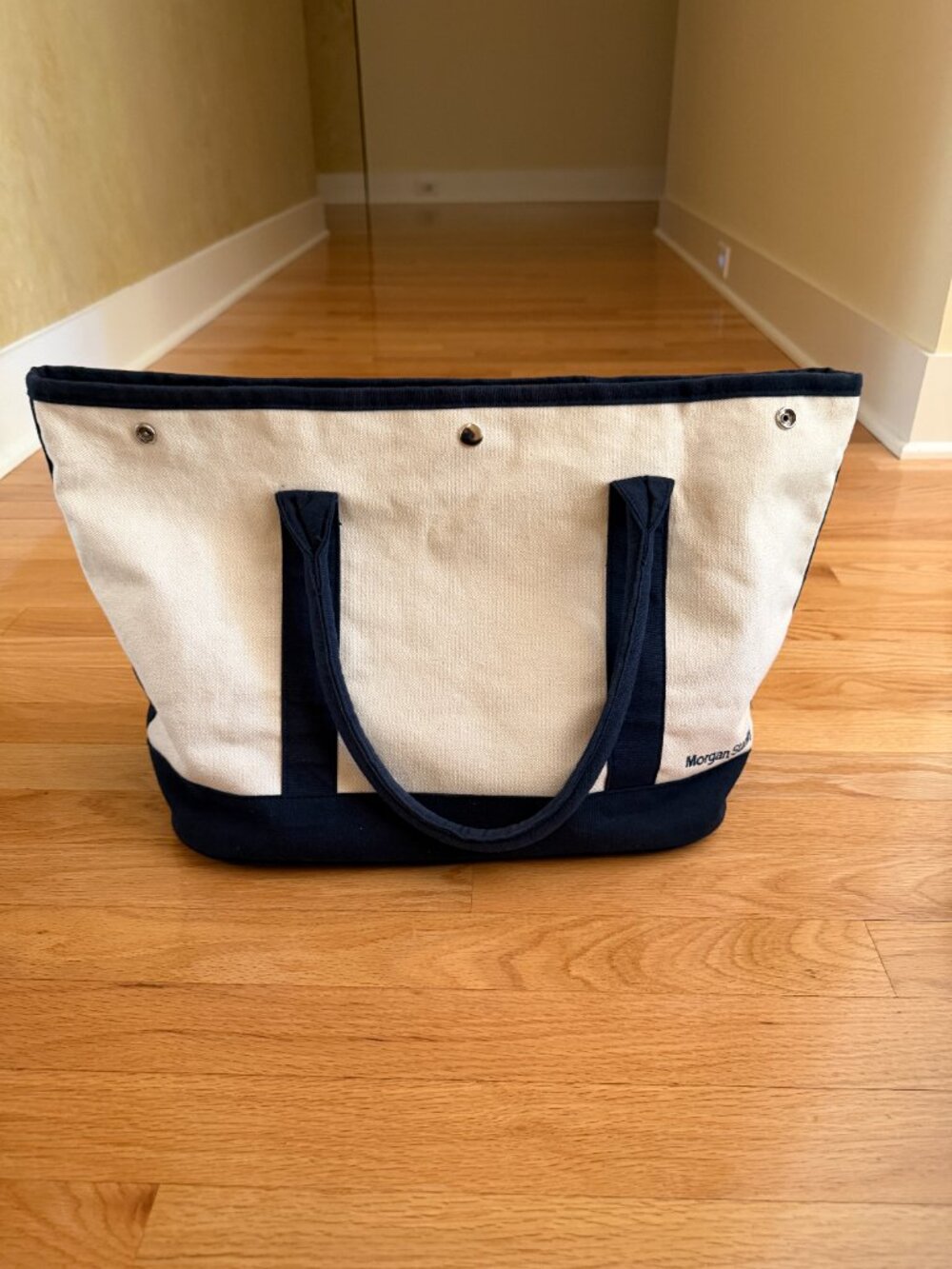 Scarborough & Tweed Morgan Stanley Cotton Canvas Tote Bag - Picture 3 of 13